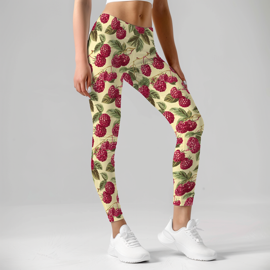 Cottagecore Rasberry leggings