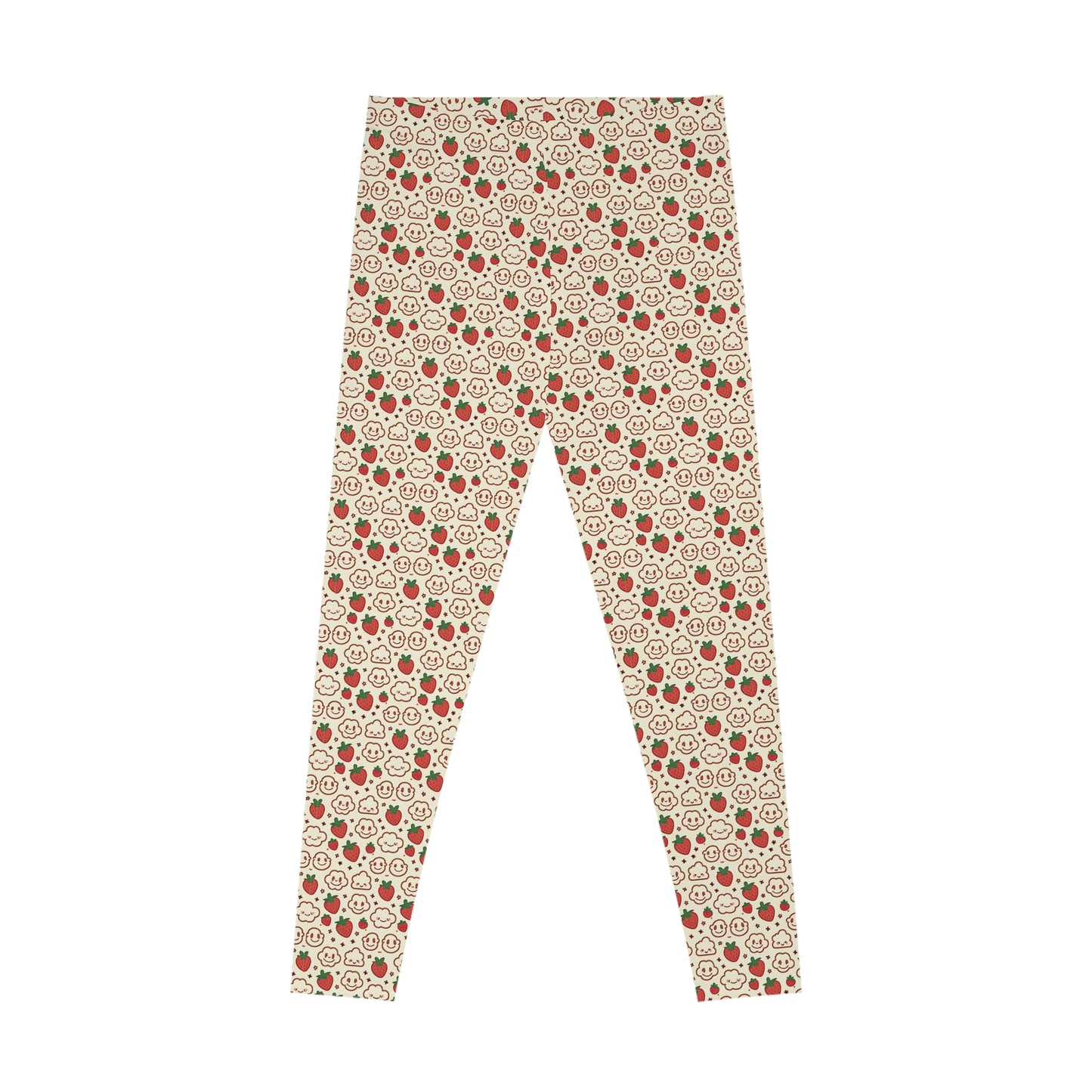 Kawaii Cute Strawberry Coquette Leggings